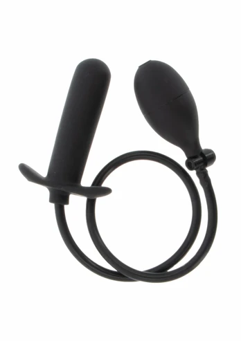 HIDDEN DESIRE EXTREME Inflatable Smooth Plug Starter Silicone Black