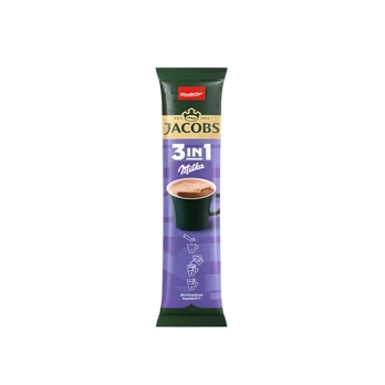 Tirpios kavos gėrimas JACOBS MILKA 3IN1, 12,4 g