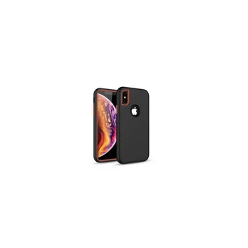 GreenGo Apple iPhone XR Defender Solid 3in1 dėklas, juodas