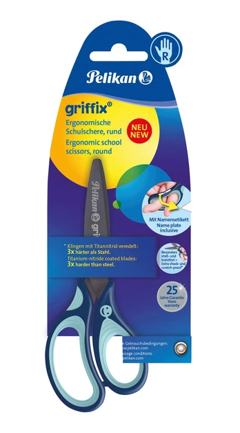 Pelikan Schere griffix SC1BRS blau Rechtsh. 1er Blister