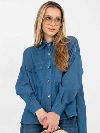 Italy Moda Koszula-IT-KS-FL9968.28-mėlyna