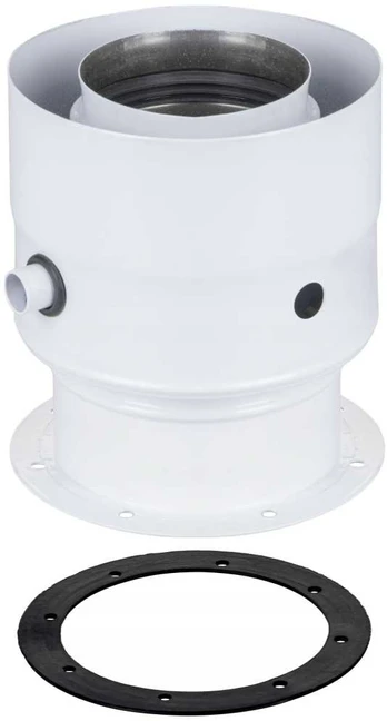 SpiroFlex 60/100-80/125 T adapteris baltas