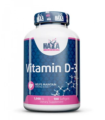 Haya Labs vitaminas D3 5000 TV - 250 kapsulių