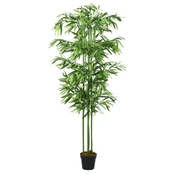 Dirbtinis bambukas, žalios spalvos, 80cm, 240 lapai kaina