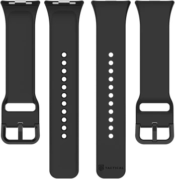 Tactical Silikoninis dirželis Xiaomi Redmi Watch 4/5/6 juodas