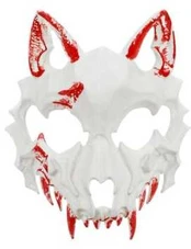 Party Deco Blodig ulvekranie maske
