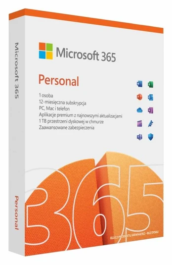 Biuro Programinė Įranga - Microsoft 365 Asmeninė 1 Metų Prenumerata