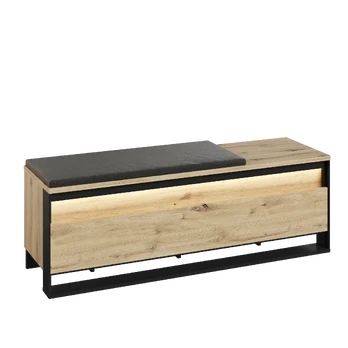 Batų spintelė QUANT WARDROBE QG4DAC, ąžuolas-artisan/juoda