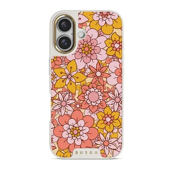 Garden Brunch - Floral iPhone 16 Case, Elite Light (MagSafe) / Gold