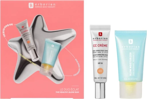 Set Erborian Kreminis CC Dore 15ml + Glow Moisturizer Kreminis 20ml