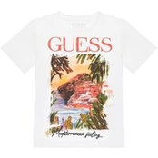 Guess Marškinėliai L6GI05 K6XN4 Balta Regular Fit