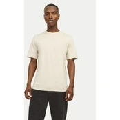 Jack & Jones Marškinėliai Oragnic Basic 12156101 Smėlio Regular Fit