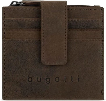 Odinė piniginė Bugatti Luca Rfid apsaugos, ruda
