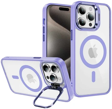 Tel Protect Kickstand Magsafe dėklas skirtas Apple iPhone 13 Pro light violetinės spalvos