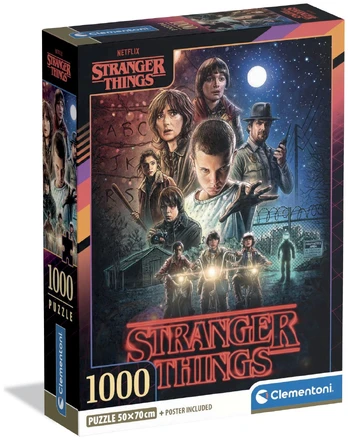 Clementoni CLE puzzle 1000 CompactNetfl.StrangerThings 39978