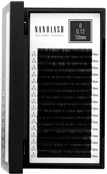 Nanolash VOLUME LASHES false eyelashes 0.12 D #10 mm 1 u