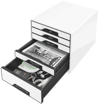 Leitz Pojemnik su 5 szufladami BW bia�y