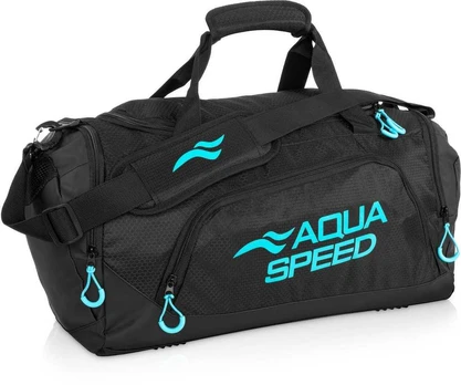 AQUA SPEED Duffle Bag Juodas/Turquoise