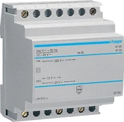 Hager Modulinis saugos transformatorius 230/12- 24V AC 1,33-0,67A (ST313) kaina