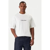 Calvin Klein Marškinėliai LV040HM228 Balta Relaxed Fit
