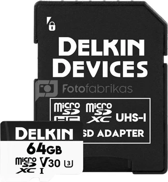 DELKIN TRAIL CAM HYPERSPEED MICROSDXC (V30) 64GB