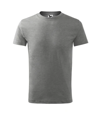 Vaikiški Marškinėliai MALFINI Basic 138 Dark gray melange 160g/m2