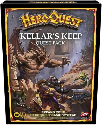 Hasbro Žaidimas "HeroQuest Kellar´s Keep expansion quest pack, (anglų kalba)"