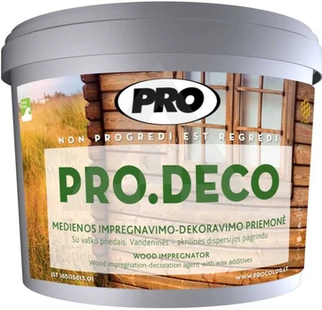 Impregnantas medienai PRO.DECO 10L ruda