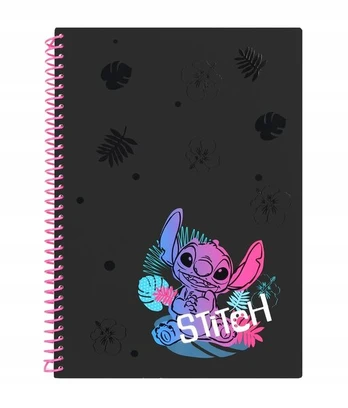 Sąsiuvinis A4 su spirale, 100 lapų, Disney Stitch dizainas