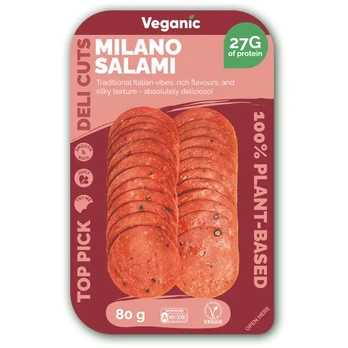 Augalinė dešra SALAMI MILANO, 80 g