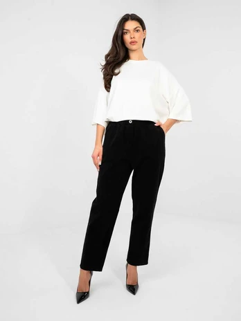 Italy Moda Kelnės-MI-SP-2689.47-juoda