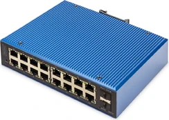 DIGITUS Switch 16+2 -Port L2 managed Gigabit kaina
