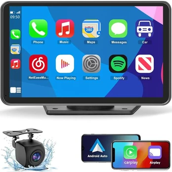 7" belaidis CarPlay Android Auto automobilio ekranas