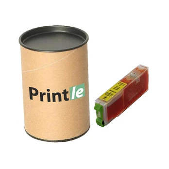 Canon CLI-551Y XL (6446B001) kasetė yellow 10.2ml (Printle) CLI551Y (su mikroschema)