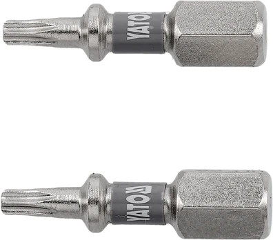 Yato BITS 1/4''X25 MM T10 2 PCS NI