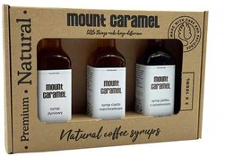Mount Caramel – Syrup Set 3 × 100 ml – Pumpkin · Carrot Cake · Apple with Cinnamon