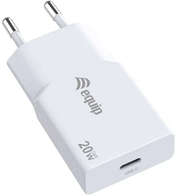 Equip Ladegerät 1Port USB-C PD3.0 GaN Slim 20W baltas