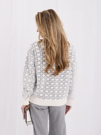 Italy Moda Sweter-IR-SW-RR1250.26-ecru