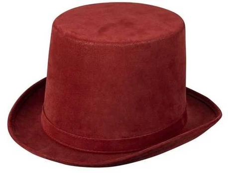Boland Party Partners B.V. Rustrød høj Steampunk hat