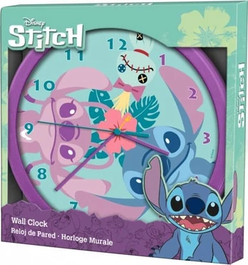 Kids Licensing Disney Stitch wall watch