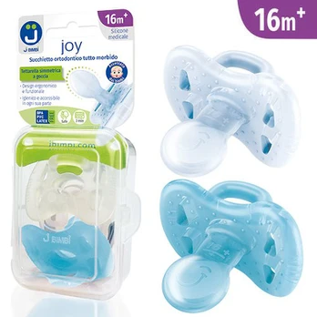 Čiulptukas JBimbi Joy 16m+ Transparent-Turquoise