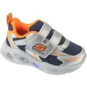 Skechers Laisvalaikio batai Meteor-Lights - Glow Spike Sidabrinė