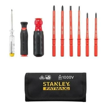 Stanley ST AUKTUČIAI 10 vnt. VDE (2PH+2PZ+2PŁ+TESTERIS)