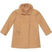 Abel & Lula Demisezoninis paltas 5846 Smėlio Regular Fit