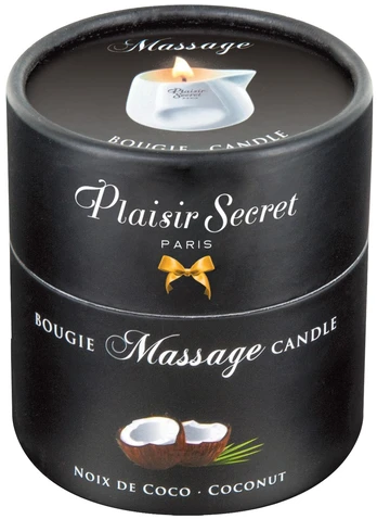 Plaisir Secrets Massage Candle Coco 80ml masažo žvakė