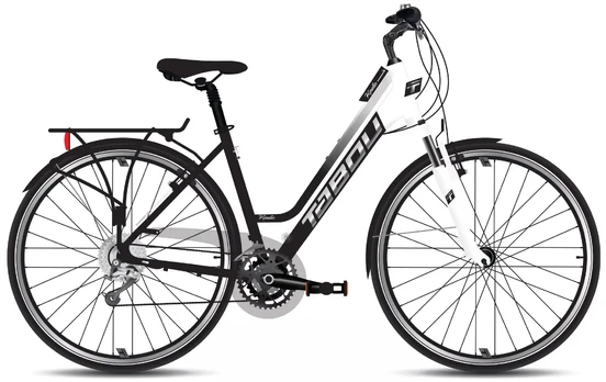 Dviratis Tabou Kinetic 1 W black-white-L / 21"