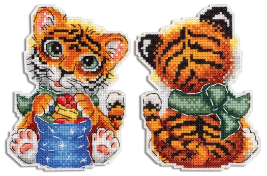 Christmas tree decoration. Tiger. SR-588