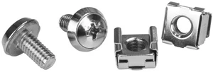 Jungtis StarTech CABSCREWM62, 12 x 6 mm, 101 vnt., sidabro