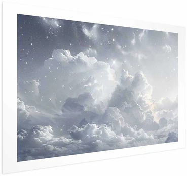 Artgeist Plakatas - Astral Calm: Stars Scattered Over Delicate Clouds