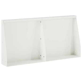 Sienelė 2 vnt. 40 x 12 x 40 cm Plienas Balta